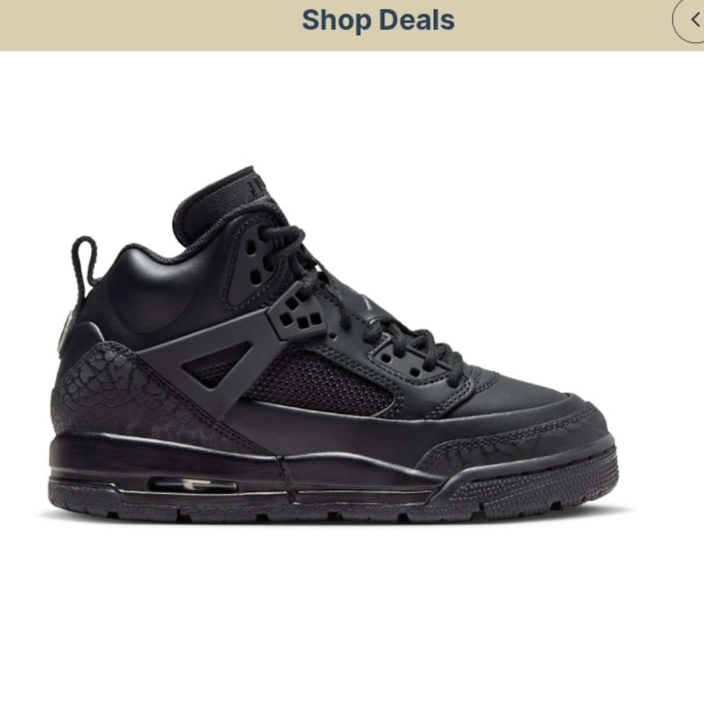 Kids Black Sneakers